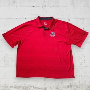 Nike Belmont Bruins Polo Shirt Mens XXL Dri Fit Red NCAA Basketball